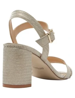 Easy Steps Unity Sandals in Soft Gold Fabric