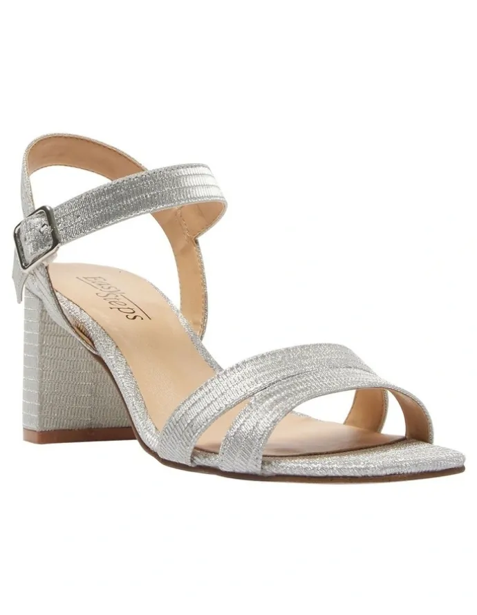 Easy Steps Unity Sandals in Silver Fabric