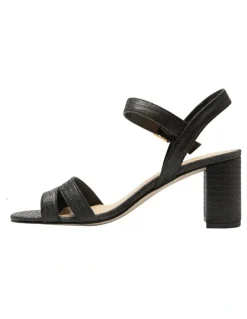 Easy Steps Unity Sandals in Black Fabric