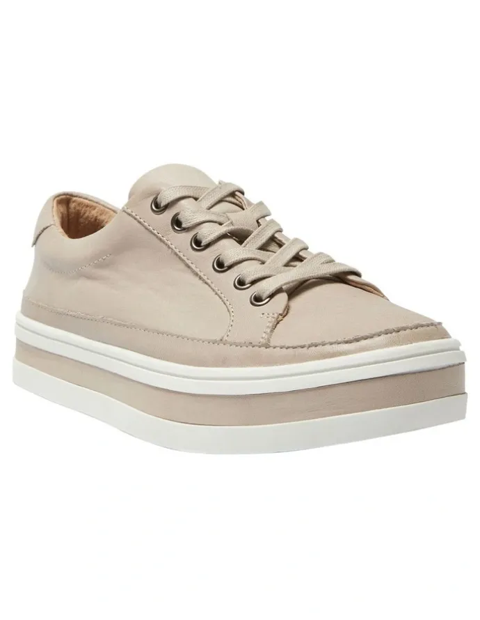 Easy Steps Uruguay Sneakers in Light Grey Leather