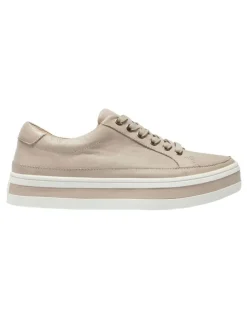 Easy Steps Uruguay Sneakers in Light Grey Leather