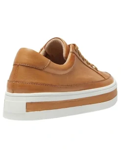 Easy Steps Uruguay Sneakers in Tan Leather