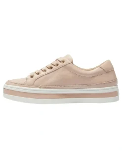 Easy Steps Uruguay Sneakers in Blush Leather