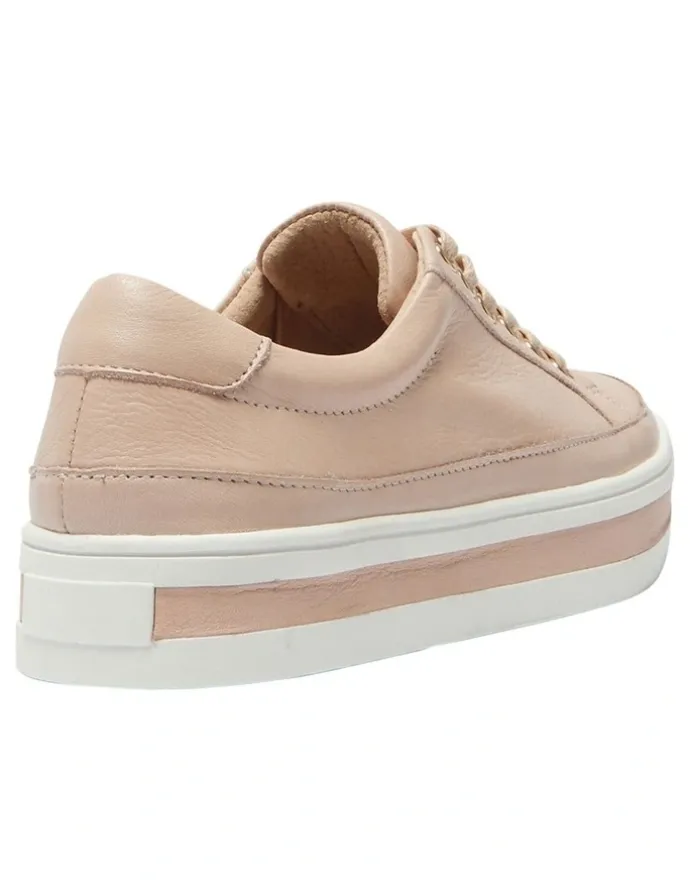 Easy Steps Uruguay Sneakers in Blush Leather
