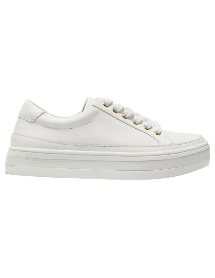 Easy Steps Uruguay Sneakers in White Leather