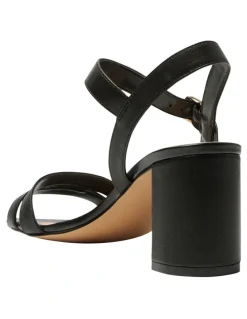 Easy Steps Utopia Leather Sandals in Black