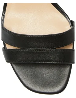 Easy Steps Utopia Leather Sandals in Black