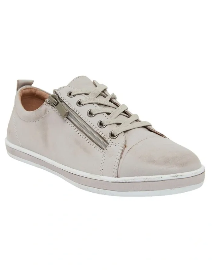 Easy Steps Whisper Light Grey Glove Sneakers
