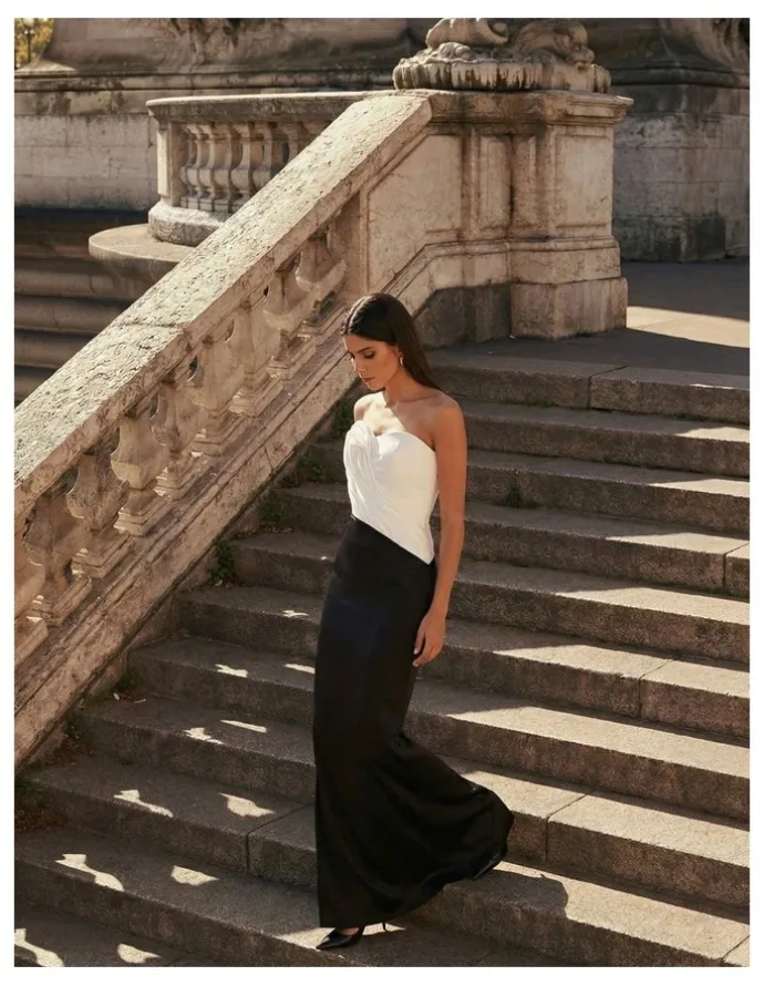 Elle Zeitoune Alba Dress in Black
