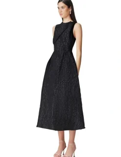 Elliatt Deanna Midi Dress in Black