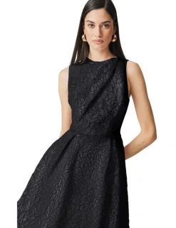 Elliatt Deanna Midi Dress in Black