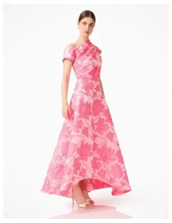 Elliatt Dionne Asymmetrical Gown in Pink