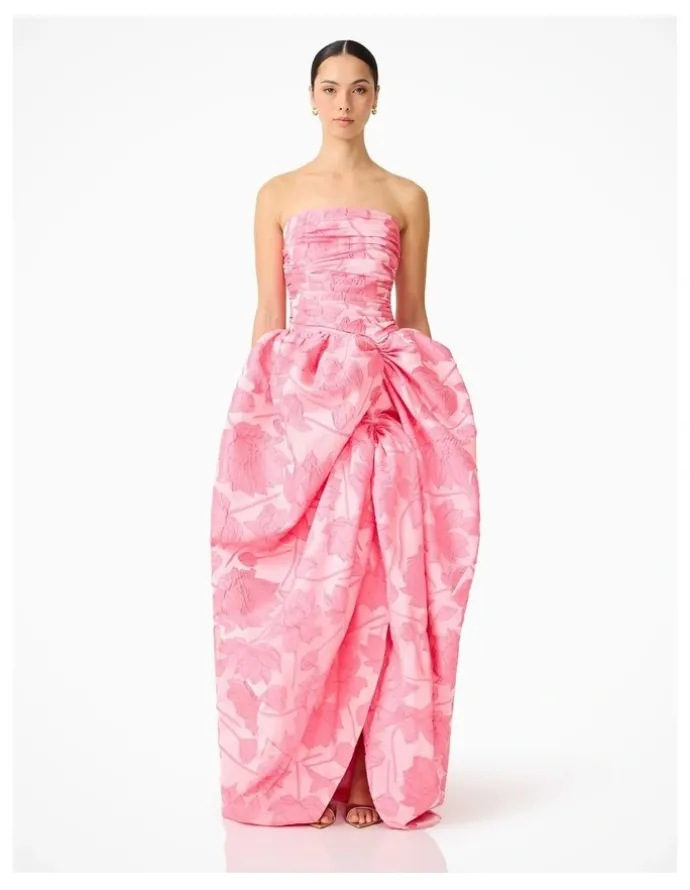 Elliatt Dionne Strapless Ballgown in Pink