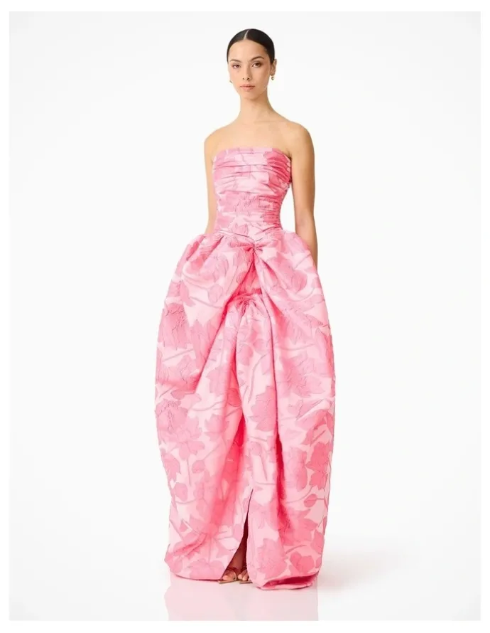 Elliatt Dionne Strapless Ballgown in Pink
