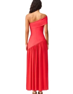 Elliatt Jesselle Asymmetrical Gown in Coral