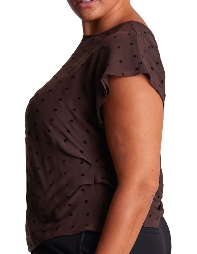 Estelle Sable Top in Brown
