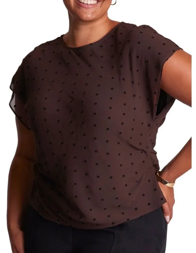 Estelle Sable Top in Brown