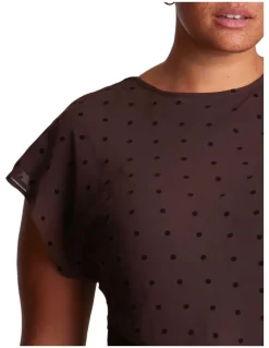 Estelle Sable Top in Brown