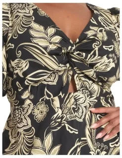 Estelle Kelsie Dress in Black/Cream