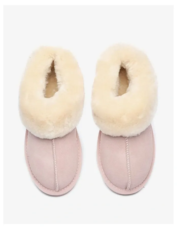 Ever AU Homey Slipper Suede in Pink