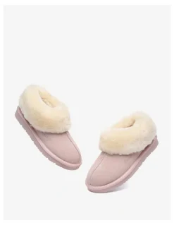Ever AU Homey Slipper Suede in Pink
