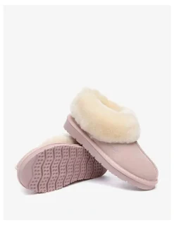 Ever AU Homey Slipper Suede in Pink