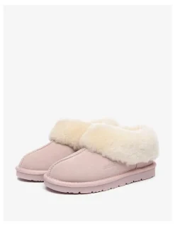 Ever AU Homey Slipper Suede in Pink
