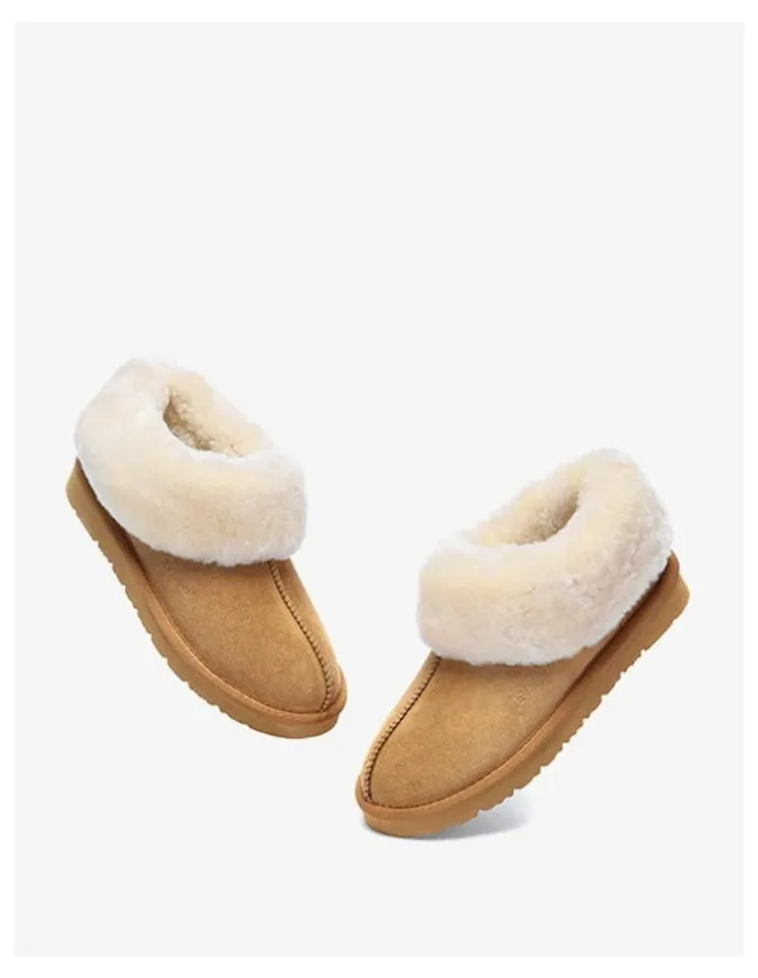 Ever AU Homey Slipper Suede in Chestnut