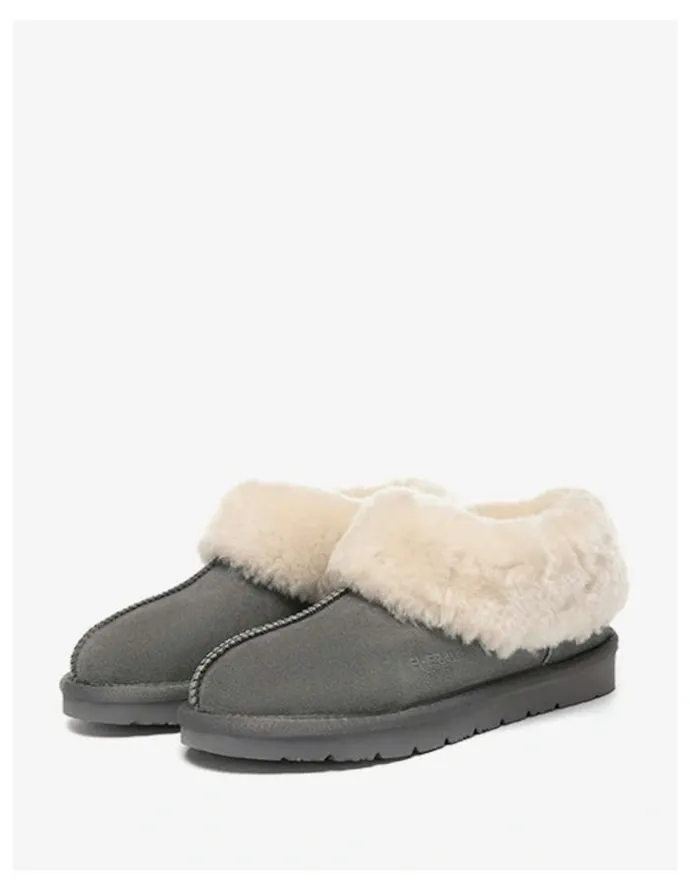 Ever AU Homey Slipper Suede in Grey