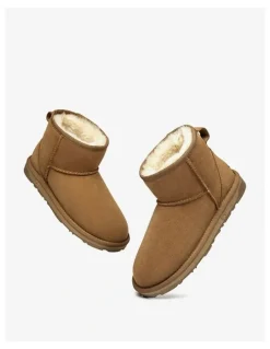 Ever AU Mini Classic Boots in Chestnut