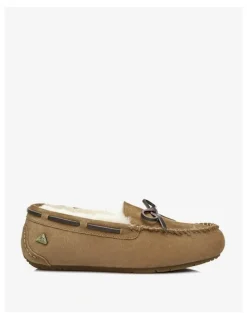 Ever AU Miracle Moccasin Loafers in Chestnut