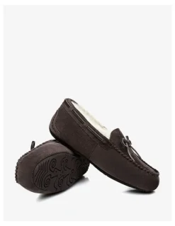 Ever AU Miracle Moccasin Loafers in Chocolate