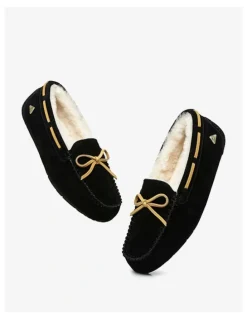 Ever AU Miracle Moccasin Loafers in Black