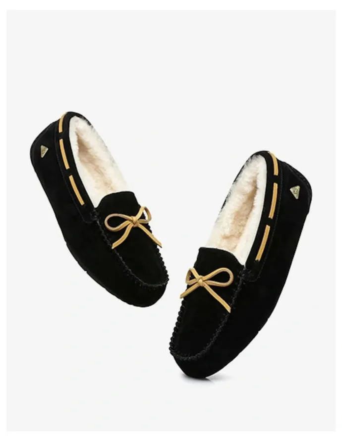 Ever AU Miracle Moccasin Loafers in Black
