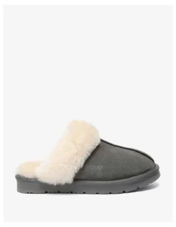 Ever AU Muffin Slipper Suede in Grey