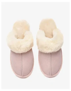 Ever AU Muffin Slipper Suede in Pink