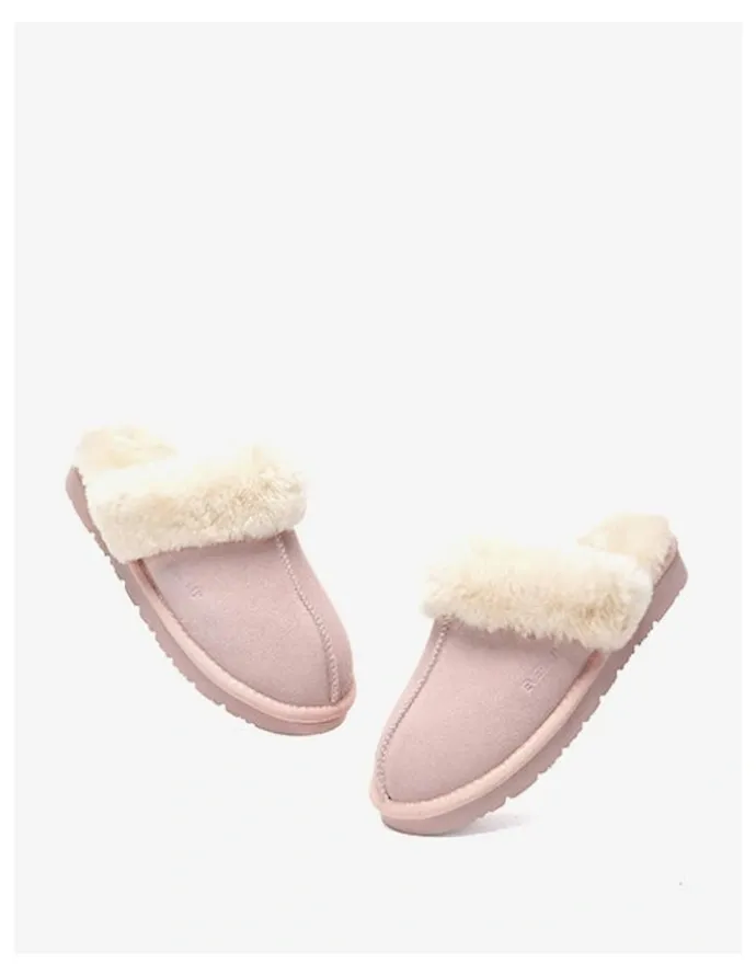 Ever AU Muffin Slipper Suede in Pink