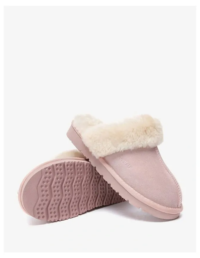 Ever AU Muffin Slipper Suede in Pink