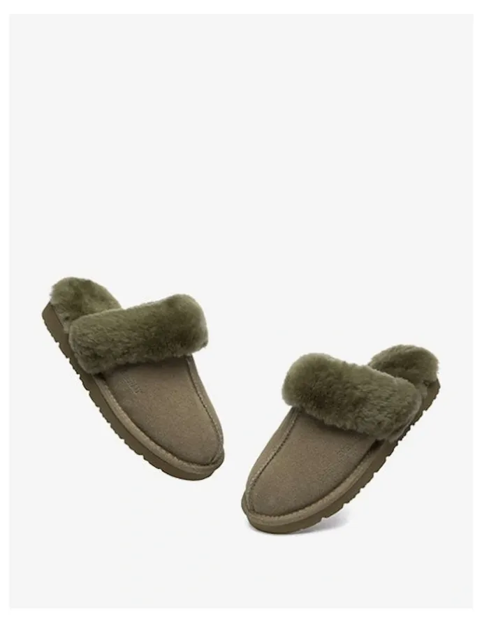 Ever AU Muffin Slipper Suede in Caribou