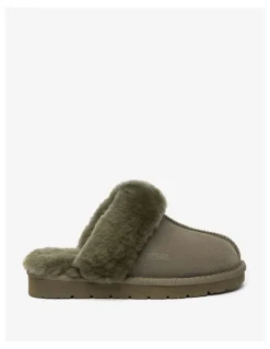 Ever AU Muffin Slipper Suede in Caribou