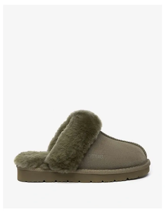 Ever AU Muffin Slipper Suede in Caribou