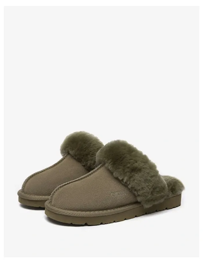 Ever AU Muffin Slipper Suede in Caribou