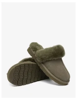 Ever AU Muffin Slipper Suede in Caribou