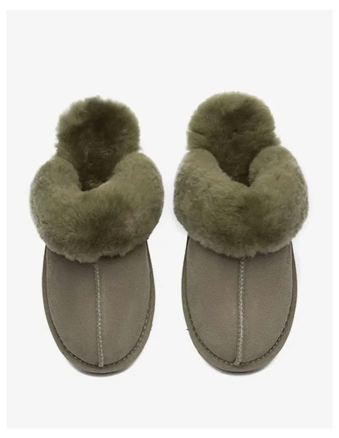 Ever AU Muffin Slipper Suede in Caribou