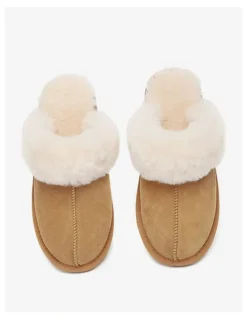 Ever AU Rosa Slipper Suede in Chestnut