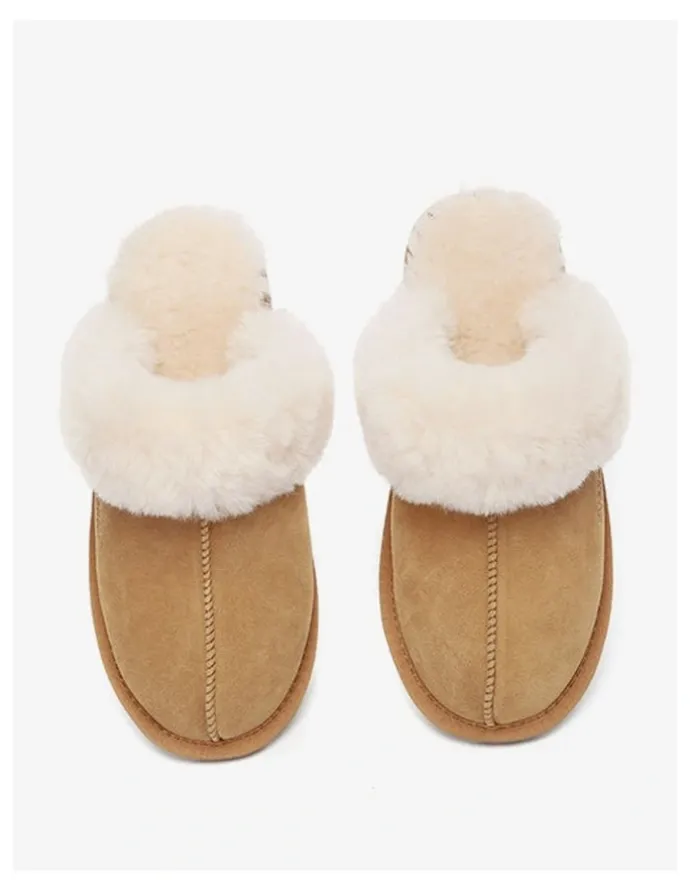 Ever AU Rosa Slipper Suede in Chestnut