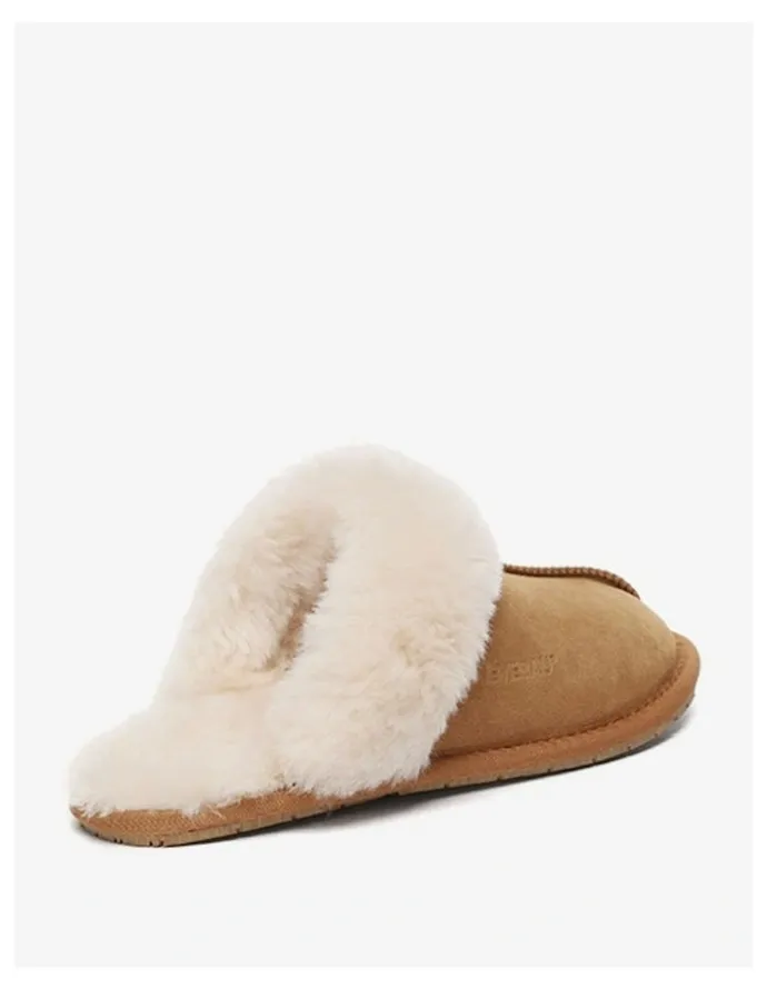 Ever AU Rosa Slipper Suede in Chestnut