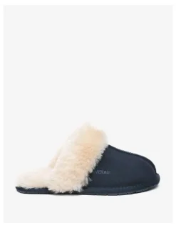 Ever AU Rosa Slipper Suede in Navy Blue