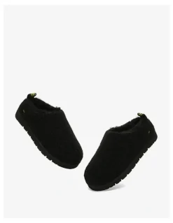 Ever AU Teddycozy Slipper in Black