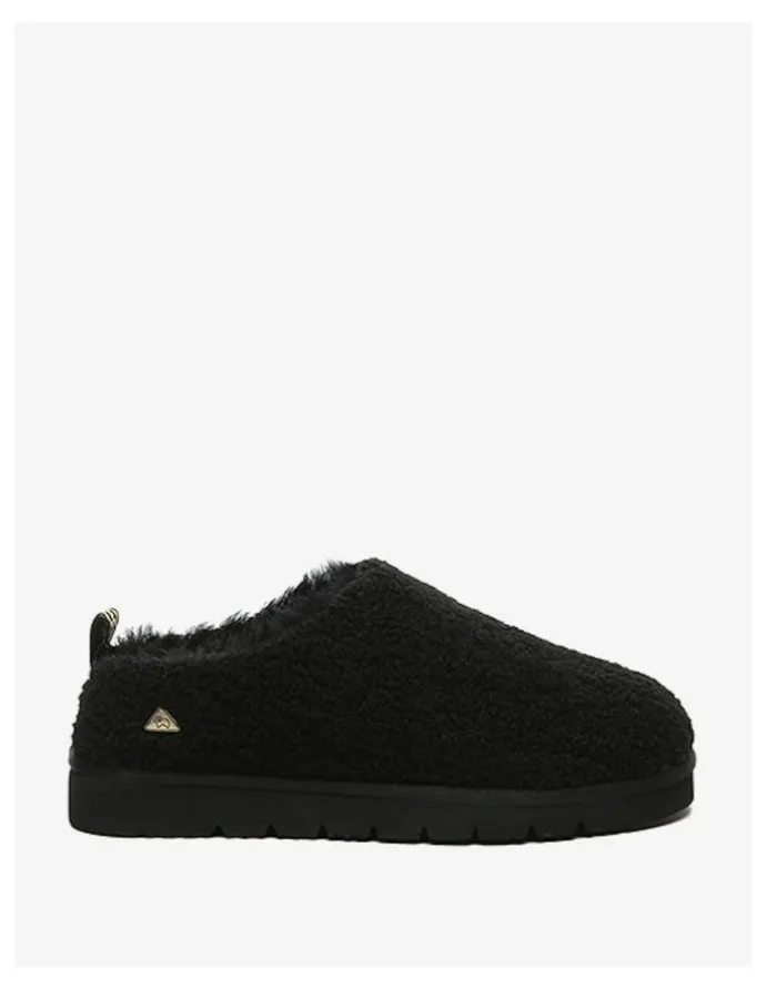Ever AU Teddycozy Slipper in Black